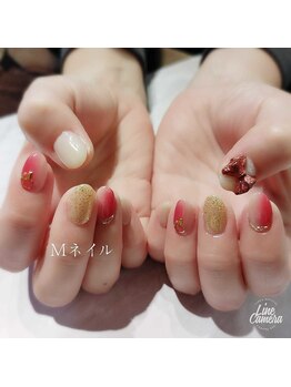 エムネイル(Ｍ)/_縦グラデーション_