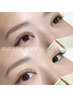 【No.1人気★】矯正美眉WAX +フラットラッシュ120本★垢抜けSet★¥ 9800