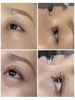 アジュール(azure)/まつげパーマビフォーアフター