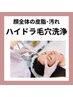 ハイドロ毛穴洗浄のみ☆お顔全体の皮脂と毛穴汚れをとり沈静パック♪