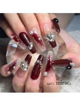 ネイルズミラク(nail's mirac.)/ボルドーネイル