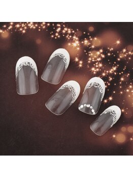 ラ カゼッタ(La casetta)/レースフレンチネイル