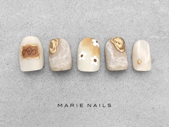 マリーネイルズ 表参道店(MARIE NAILS)/淡色ネイル 0405a