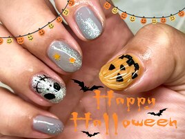ハロウィン限定☆手描きアート☆