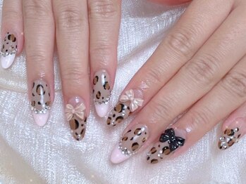 シーアンドビーネイル(C&B Nail)/持ち込みデザイン【ヒョウ柄】 