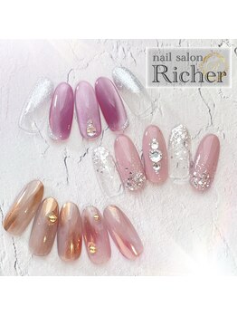エスフィーネイルサロン リシェル(Esfy nailsalon Richer)/2025,3月 定額デザイン
