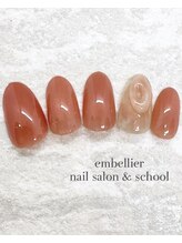 アンベリール ネイルサロンアンドスクール(embellir)/大野限定シンプルデザインコース