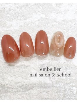 アンベリール ネイルサロンアンドスクール(embellir)/大野限定シンプルデザインコース