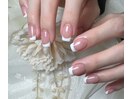 ベースカラー有フレンチネイル