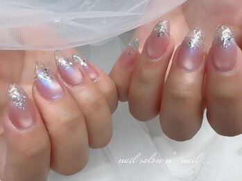 エヌド ネイル(n°nail...)の写真/夏に絶対可愛い♪クリアマグネットネイル！！
