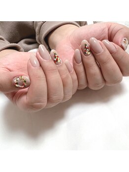 大人なクリスマスネイル