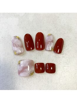 ケイモードネイル(kmode)/ニュアンスフラワー