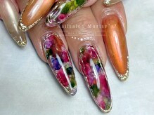 ミュリゼ(Murise)/【ロング×フラワーネイル】