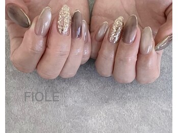 フィオル(FIOLE)/秋ネイル