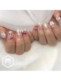 さくらんぼネイル