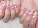 ピンクシュガーフレンチネイル