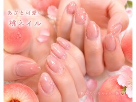 じゅわっと桃ネイル パラジェル