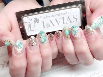 プロフェッショナル ネイルサロン ラヴィアス(LAVIAS)/【ジェル】お好きなアート6本