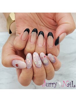 ジュリーネイル 所沢店/アシメントリーデザイン