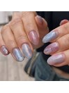 【淡めニュアンスネイル】