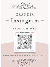 グランディール(GRANDIR)/GRANDIR　インスタグラム！