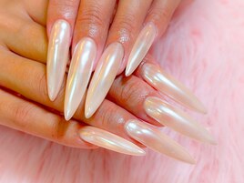 ちゅるんオーロラネイル