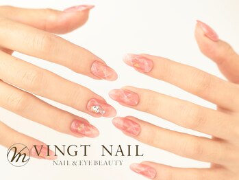 ヴァンネイル(VINGT NAIL nail&eye beauty)/クリア感◎ナチュラルカラー