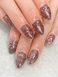 ラメ　ワンカラー