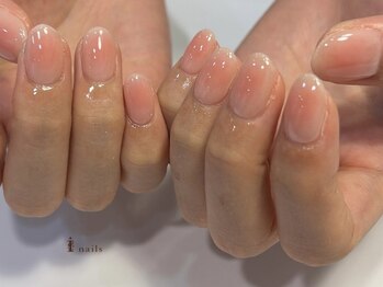 アイネイルズ 四条河原町店(I-nails)/うる艶チークネイル