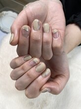 はあとねいる 宇都宮御幸ヶ原店/ワンカラーミラーネイル