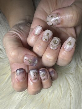 フラワーズネイル(flowers nail)/手描きアート