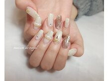 メゾンドロイヤル(Maison_de_ROYAL)/りぼんネイル