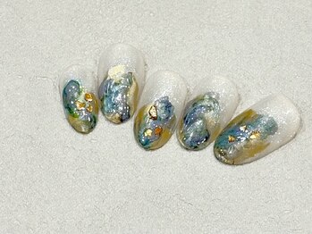ニュアンスネイル/天然石ネイル