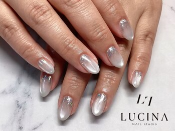 ネイルスタジオ ルキナ(LUCINA)/H-623うるうるホワイトマグ