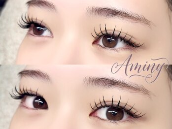 アミニー(Aminy)の写真/フラットラッシュ/アンドヘルシー/パリエク/LED/幅広いマツエクデザインと似合わせで理想のお目元に[新宿]