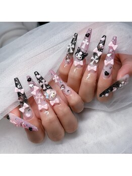 ブリング 東新宿 歌舞伎町(Bling)の写真/長さだしとつけ放題で自由な指先へ!パラジェルとフィルインで美しさをサポート♪★