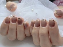 ネイル スパ ココプラス(Nail spa Cocoplus)/大人なクリアフレンチネイル