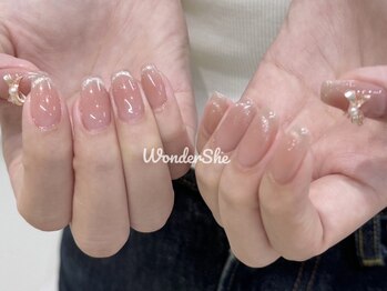 ワンダーシー(WonderShe)/チークマグネットフレンチネイル