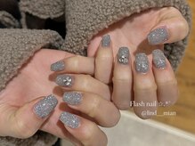 リンドネイル バイ モカ アンド ララ(Lind nail by moca and LaLa)/【mian】 フラッシュネイル