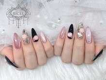 リシェル 原宿店(Ricel)/薔薇ネイル♪