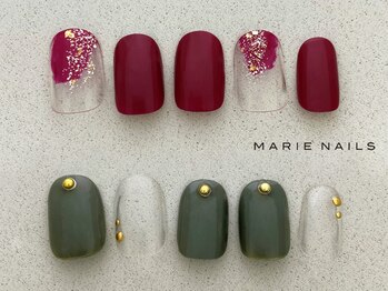 マリーネイルズ 横浜店(MARIE NAILS)の写真/《 初回オフ無料 》トレンド等、幅広いデザインで一度施術を受けるとリピートしたくなる『美爪』をご提案♪