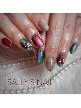 さりぃず ねぃる(SALLY’S NAIL)/クリスマスカラー&ツリーネイル