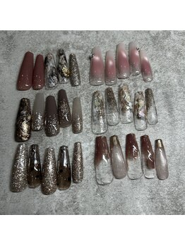 ネイルサロン ブランシュ(nailsalon Blanche)の写真/大人気の定額ネイル＊充実したサンプルと洗練されたデザインで、あなたの理想がきっと見つかる!!