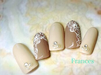 フランセス(Frances)/レース風手描きお花