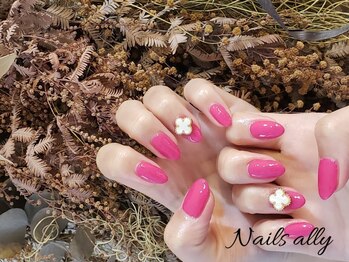ネイルズアリー 立川店(Nails ally)/ヴァンクリ×蝶×ハート×秋冬