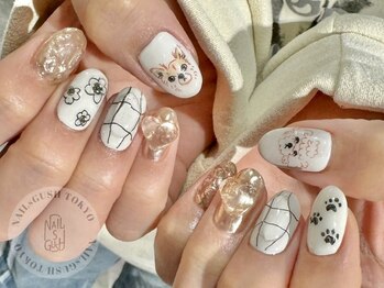 ネイルズガッシュトウキョウ 横浜西口店(NAILsGUSH TOKYO)/個性派/手描き