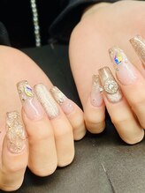 プールヴー☆オングル/成人式ネイル