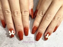 サロン ド モモ(salon de momo)/上嶋担当　ワンカラーにリボン