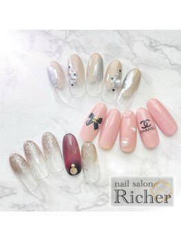 エスフィーネイルサロン リシェル(Esfy nailsalon Richer)/2025,3月 定額デザイン