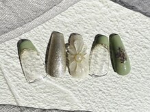 バタフライ 津田沼店(Butterfly)/定額デザインC/ぷっくりフラワー